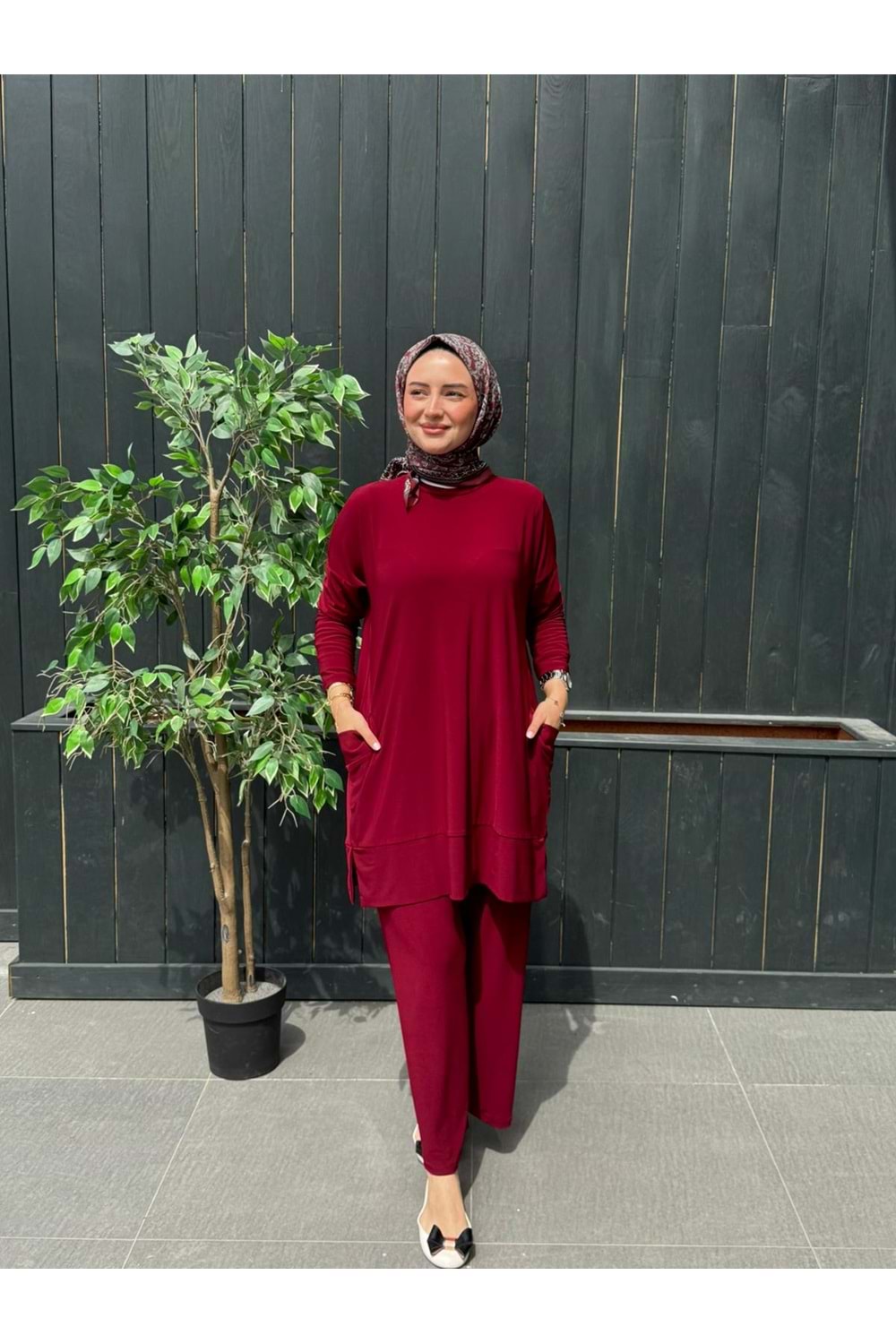 ALYA TAKIM - BORDO - 1