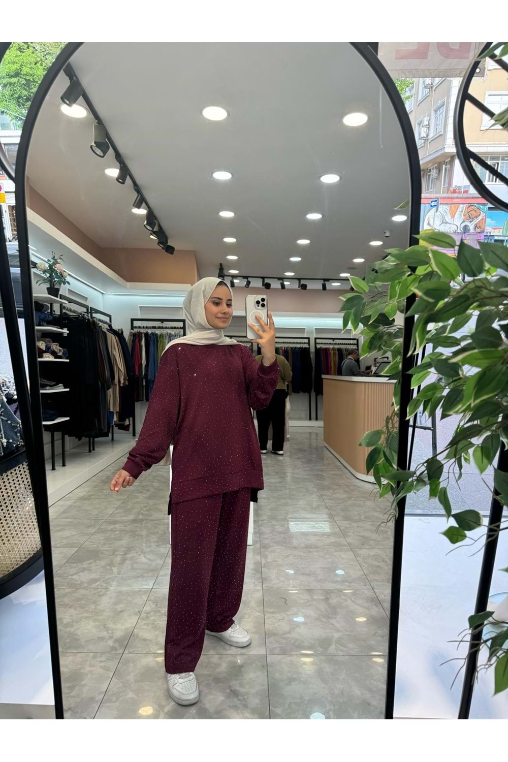 PARLA TAKIM - BORDO - S-M