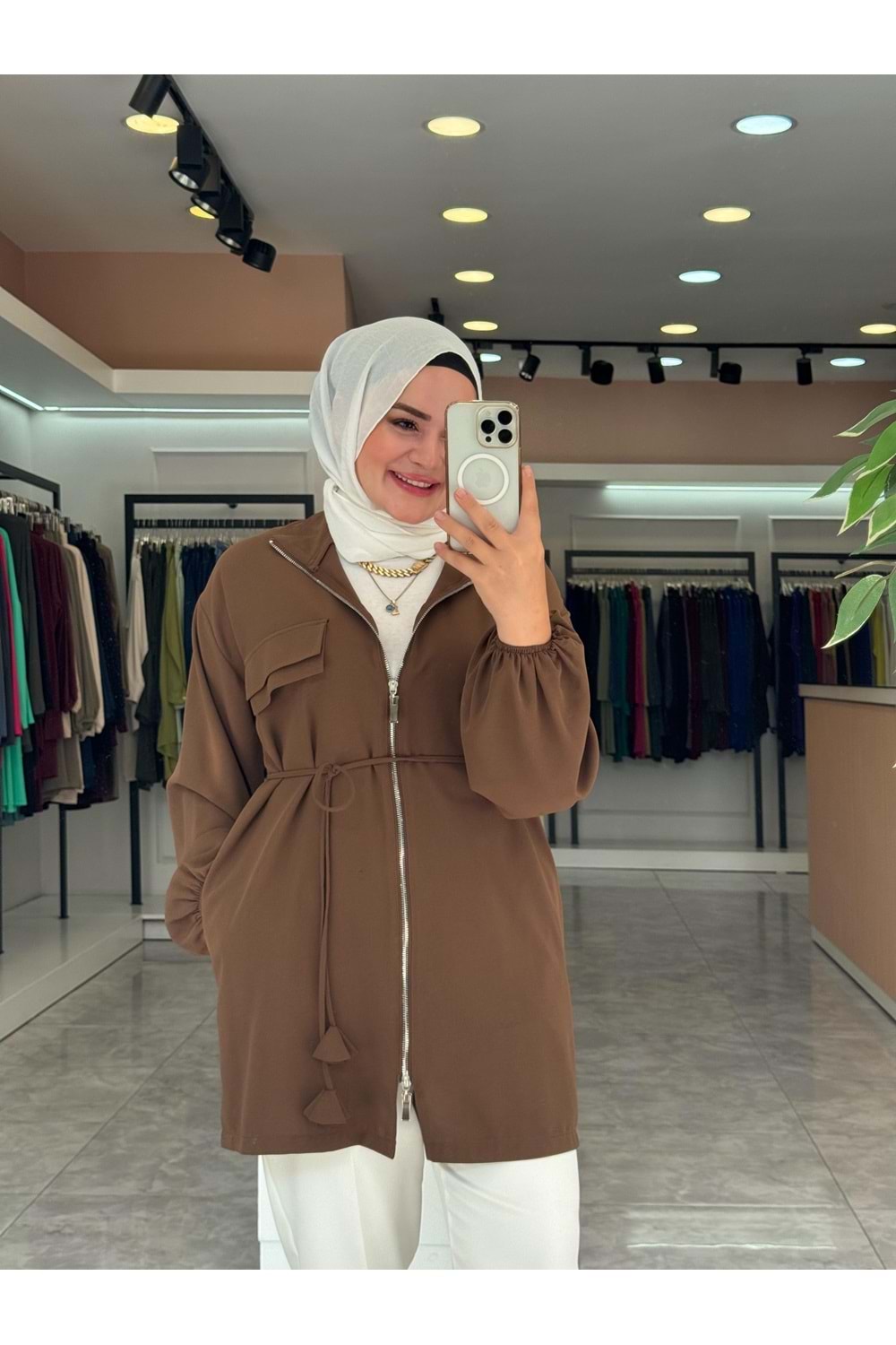 NAGİ KAP - KAHVERENGİ - L-XL