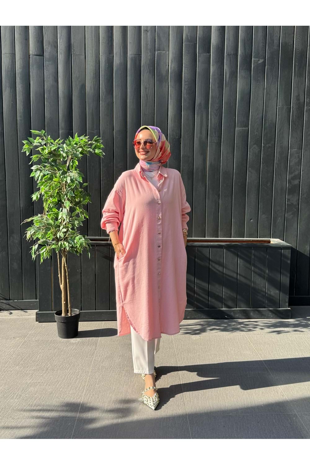 DENİZ KAP - PEMBE - L-XL