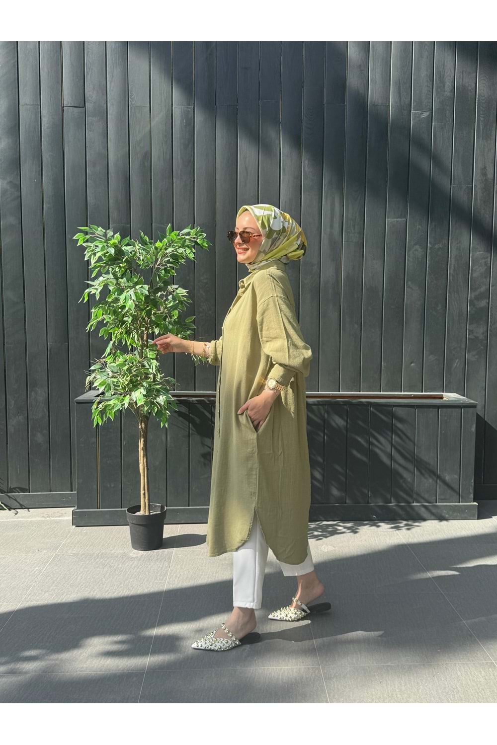 DENİZ KAP - ZEYTİN YEŞİLİ - S-M