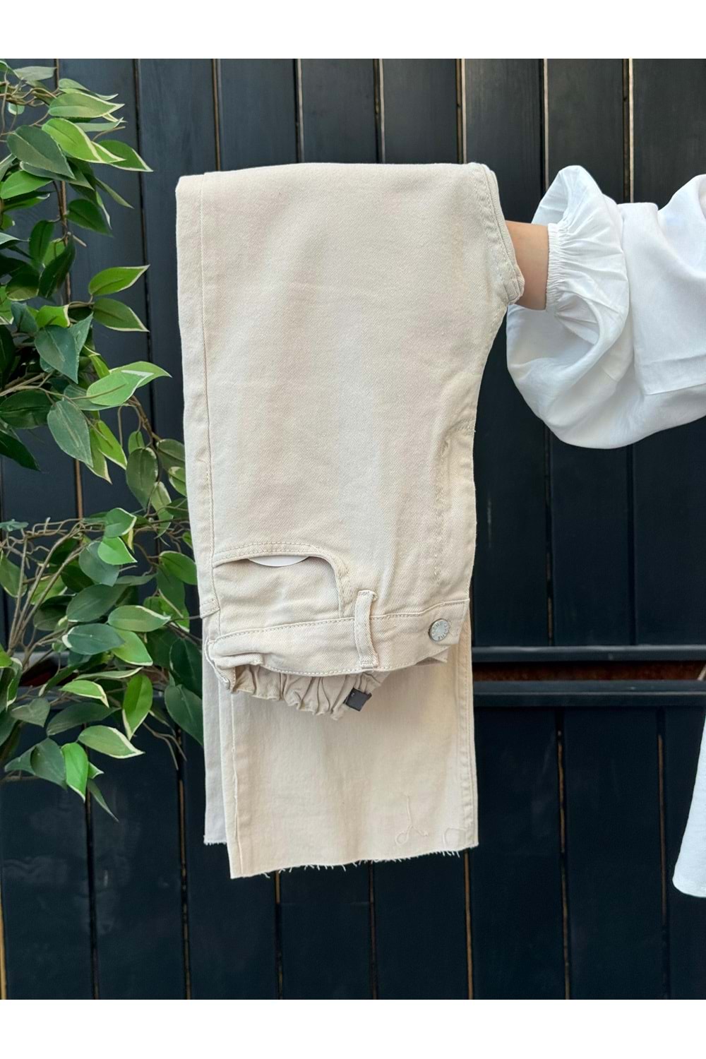 ZR MODEL KOT PANTOLON - BEJ - 1