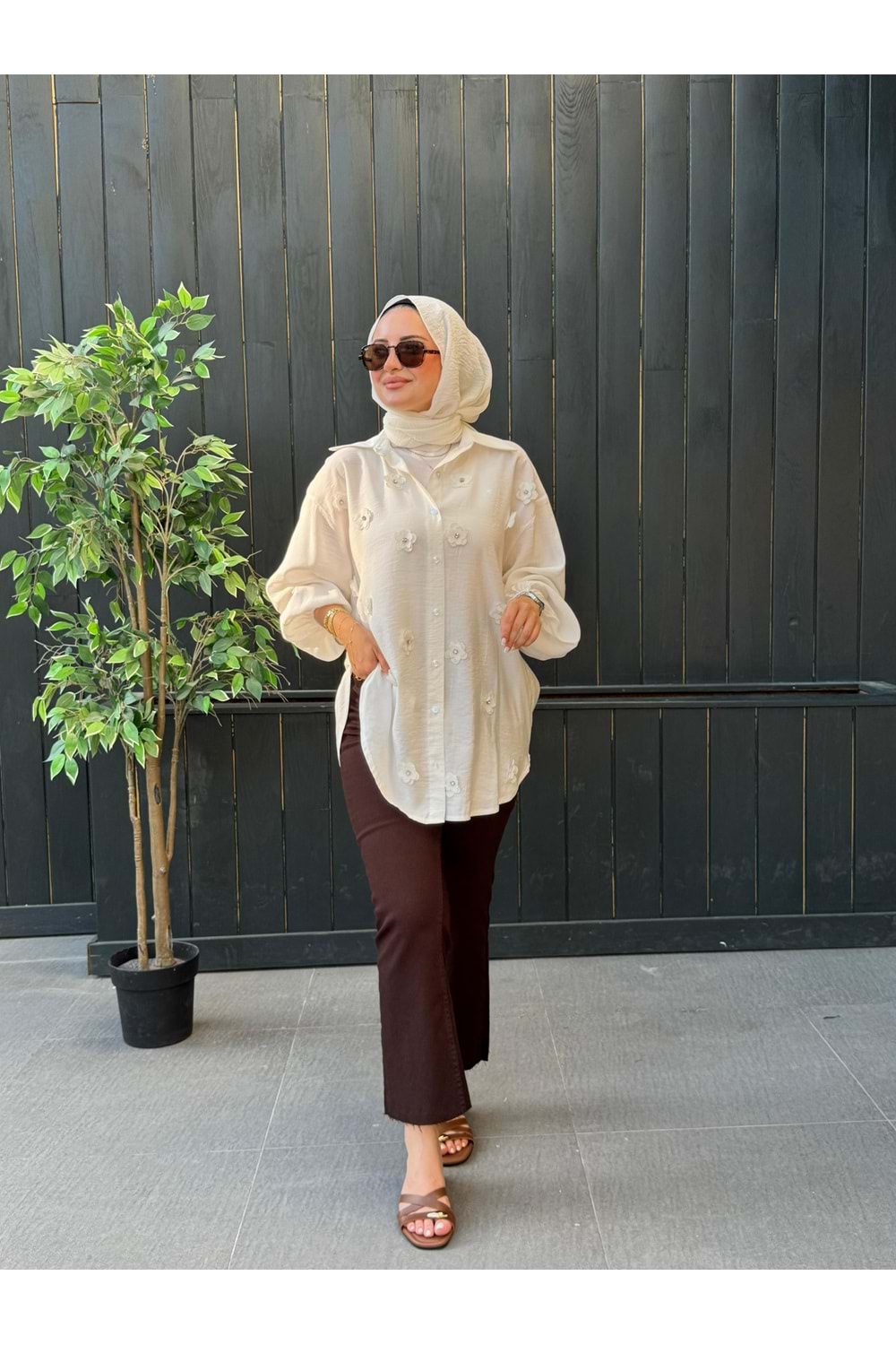 ZR MODEL KOT PANTOLON - KAHVE - 1