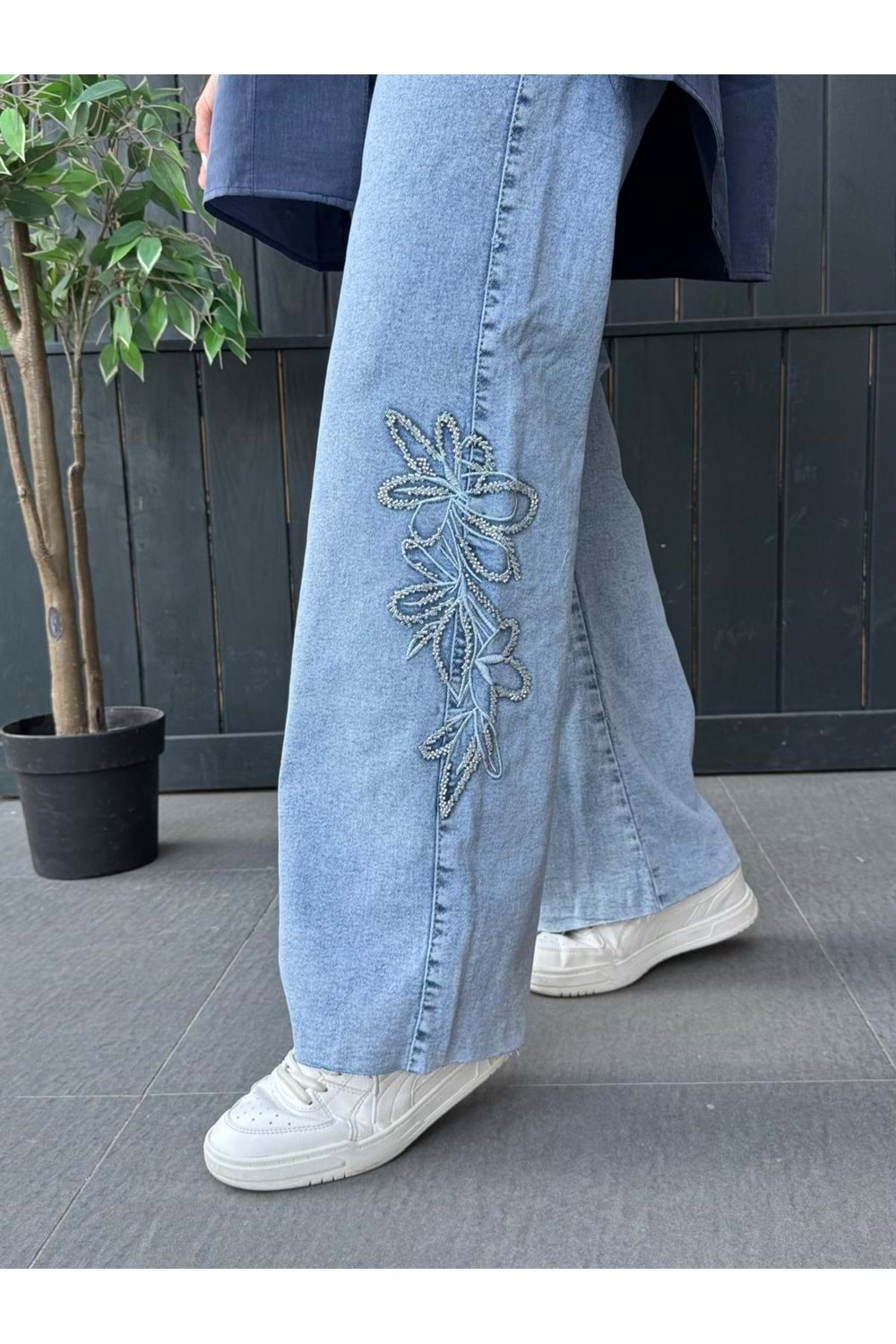 MİLANO PANTOLON - BUZ MAVİSİ - 1