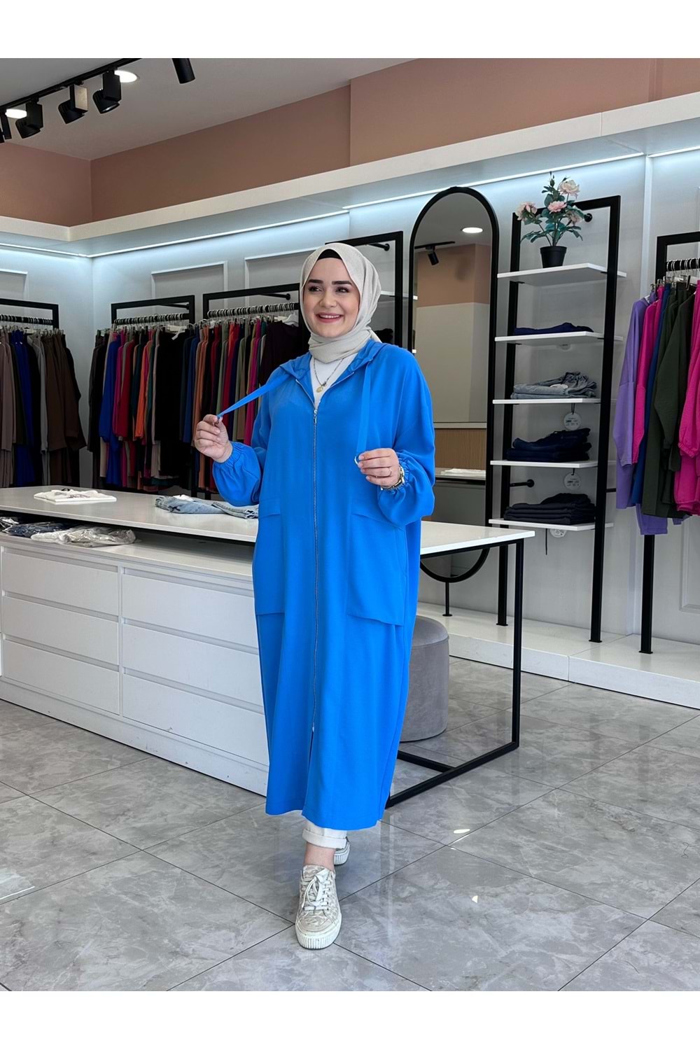 UZUN KAP - MAVİ - L-XL