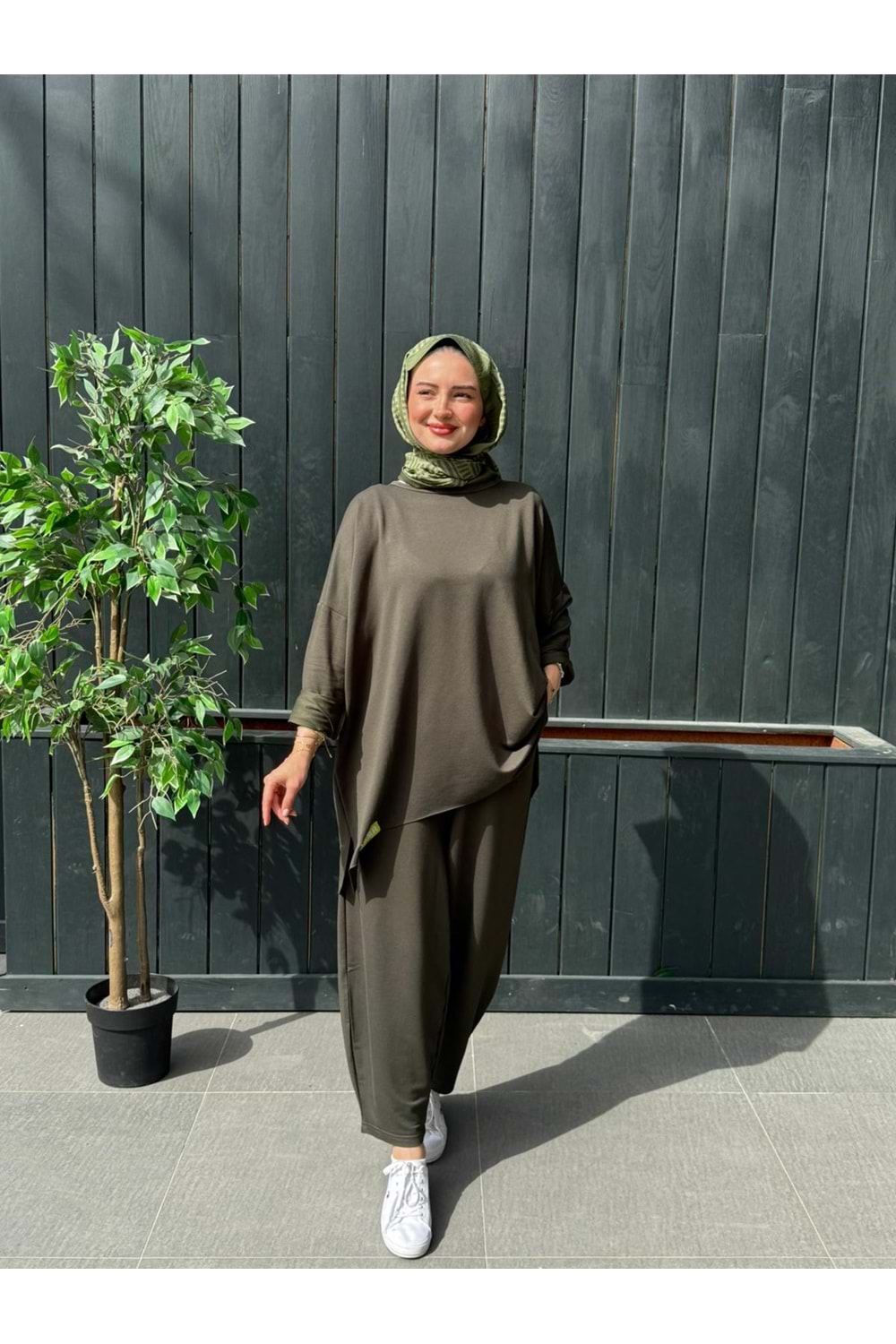 BASİC ŞALVAR TAKIM - HAKİ YEŞİLİ - STD
