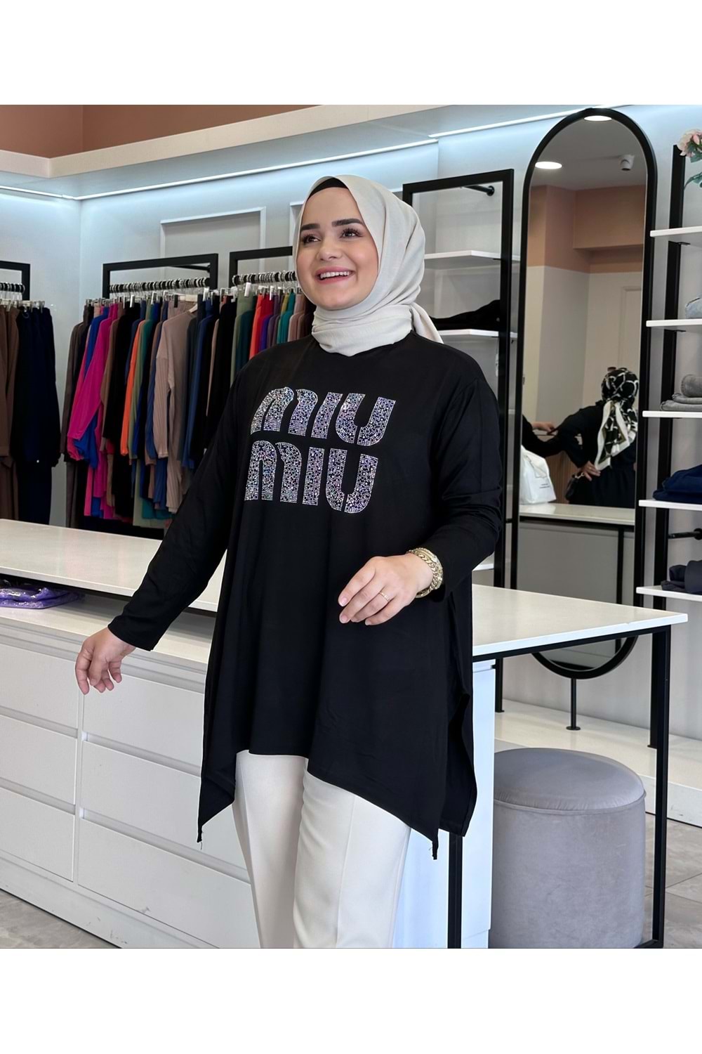 MİM TUNİK - SİYAH - STD