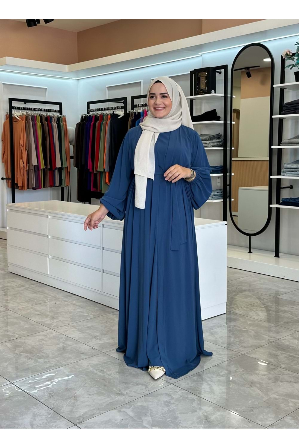 MEDİNE ABAYA - PETROL MAVİSİ - 1