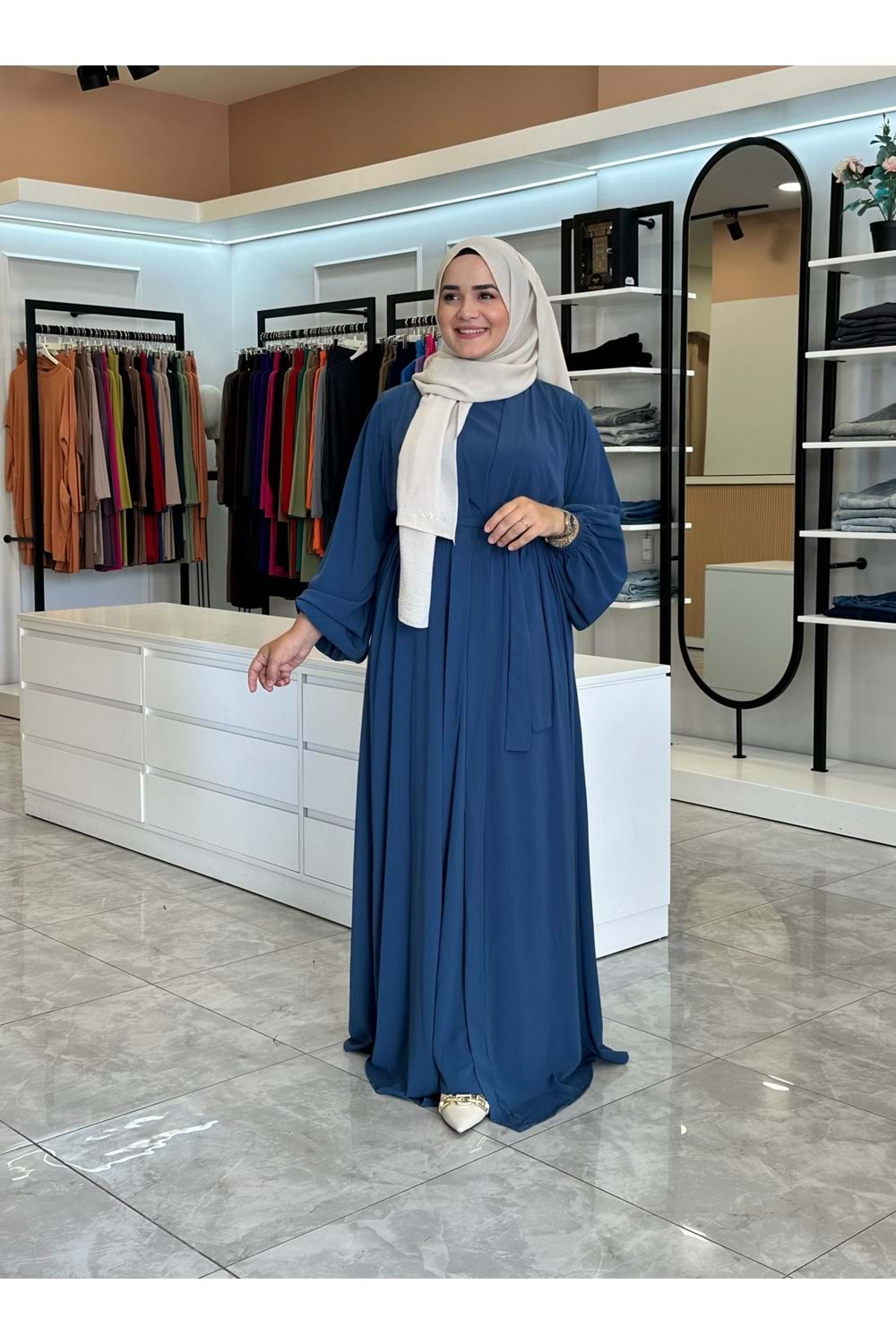 MEDİNE ABAYA - PETROL MAVİSİ - 1