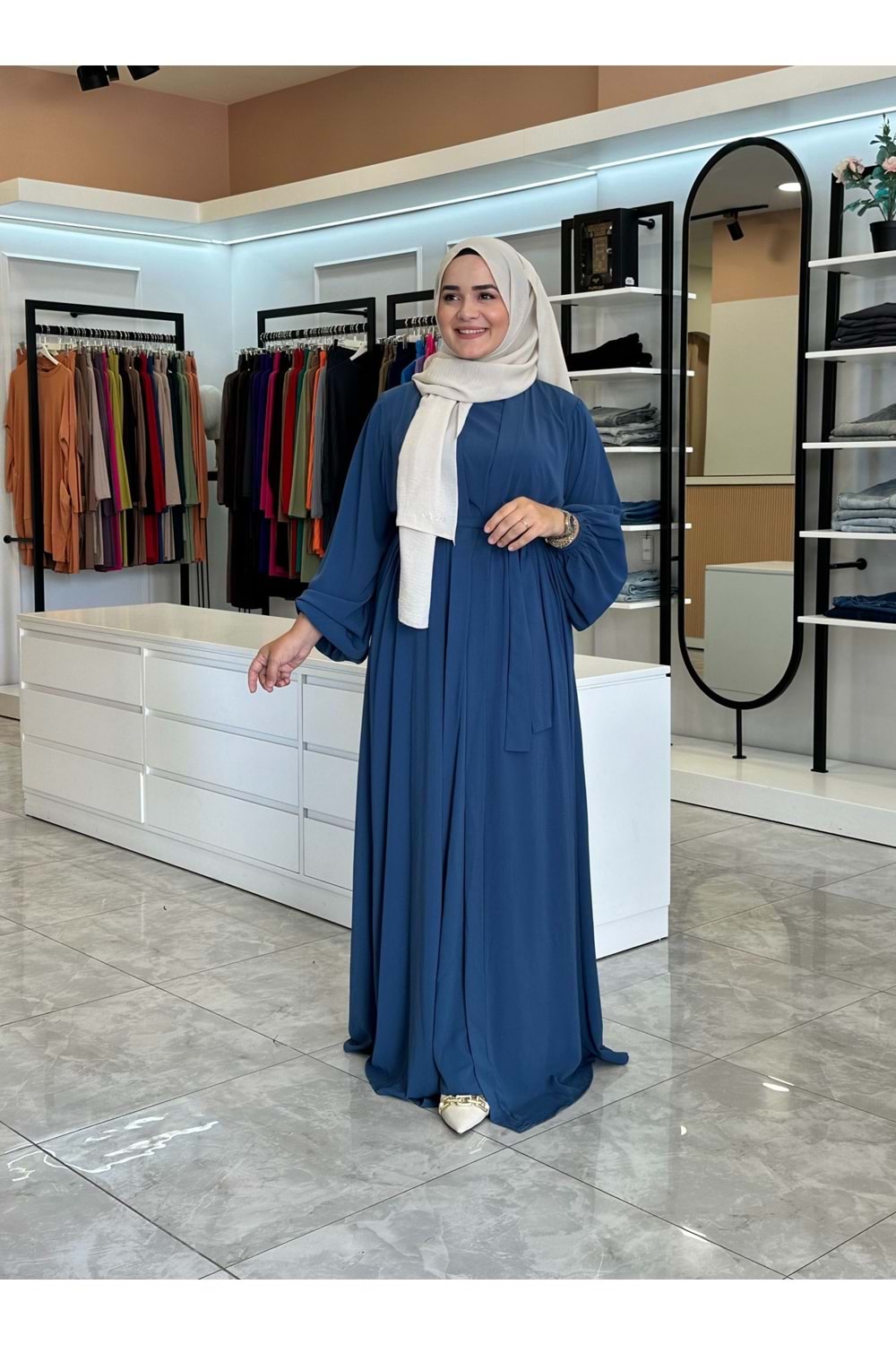 MEDİNE ABAYA - PETROL MAVİSİ - 2