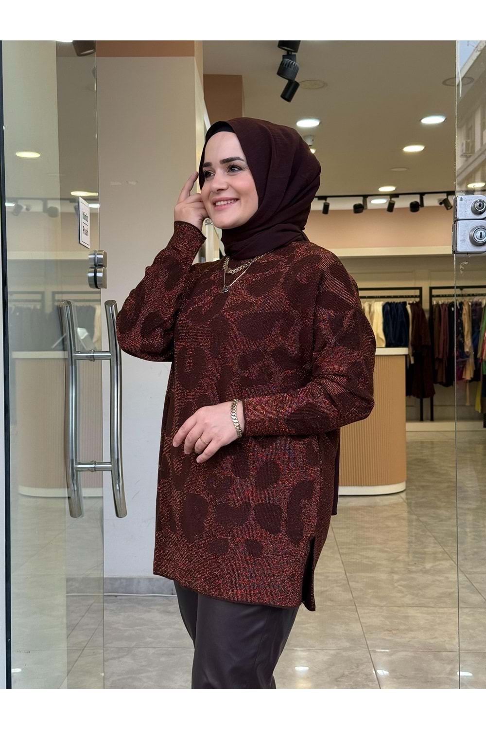 SİM KAZAK - KAHVE - STD