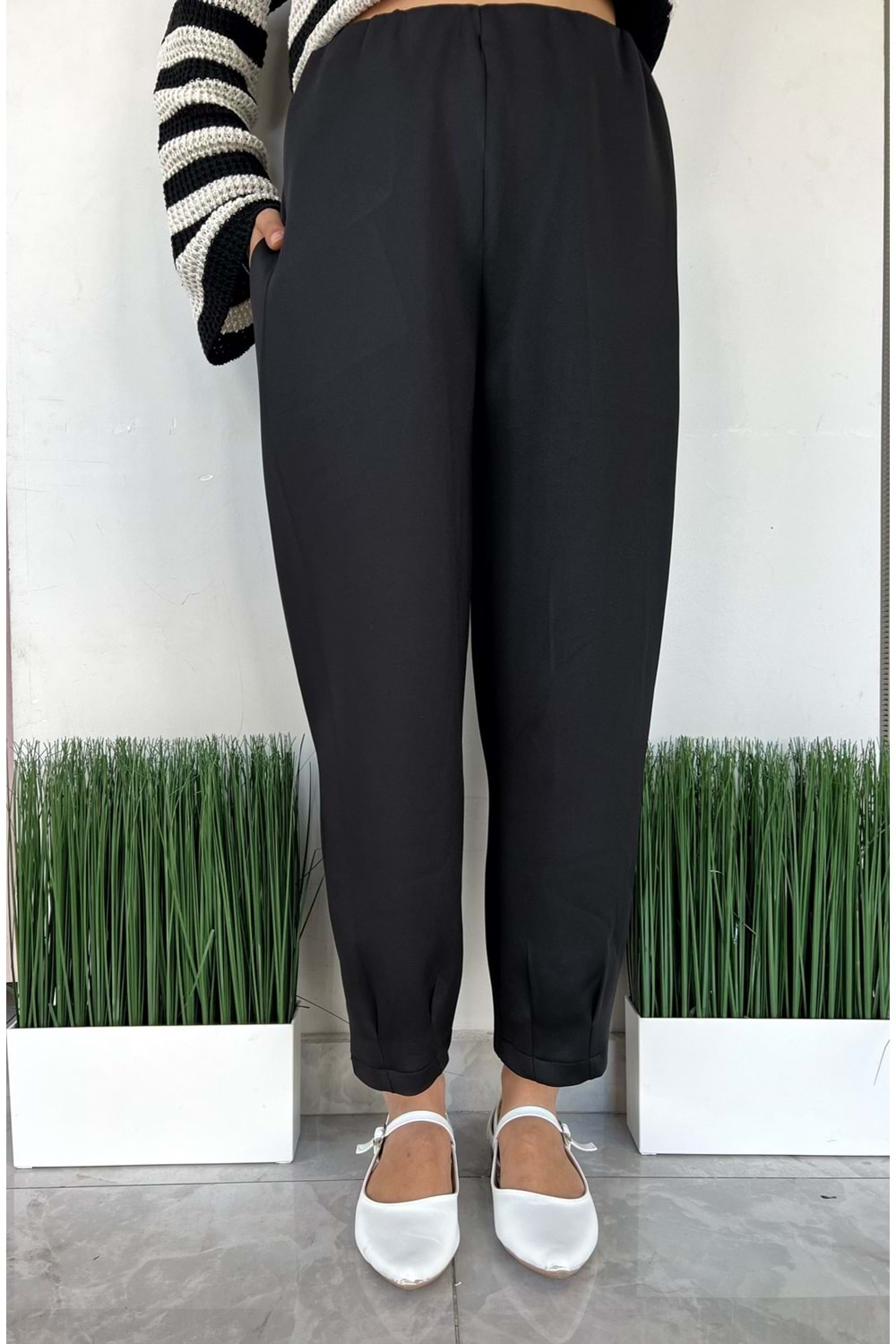 PENSLİ SCUBA PANTOLON - SİYAH - L-XL