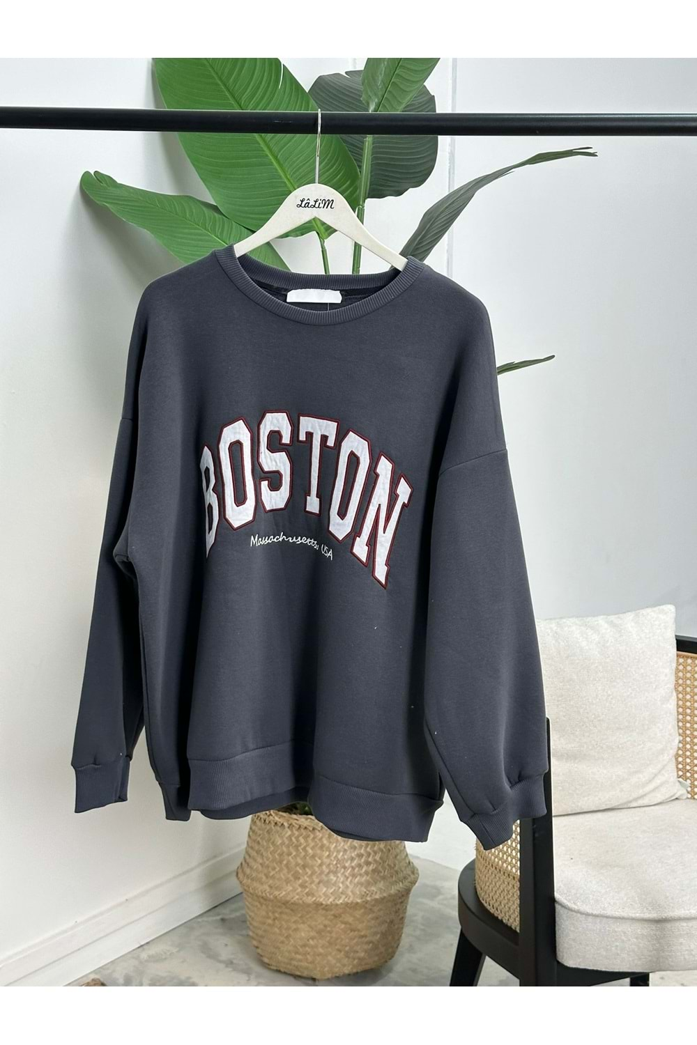 BOSTON SWEAT - GRİ - STD