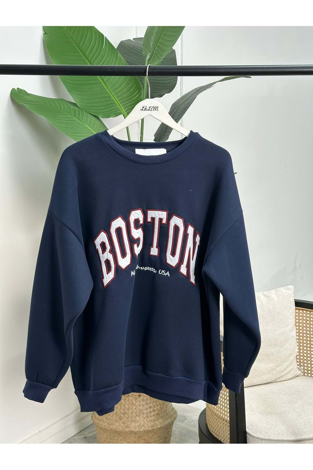 BOSTON SWEAT - LACİVERT - STD