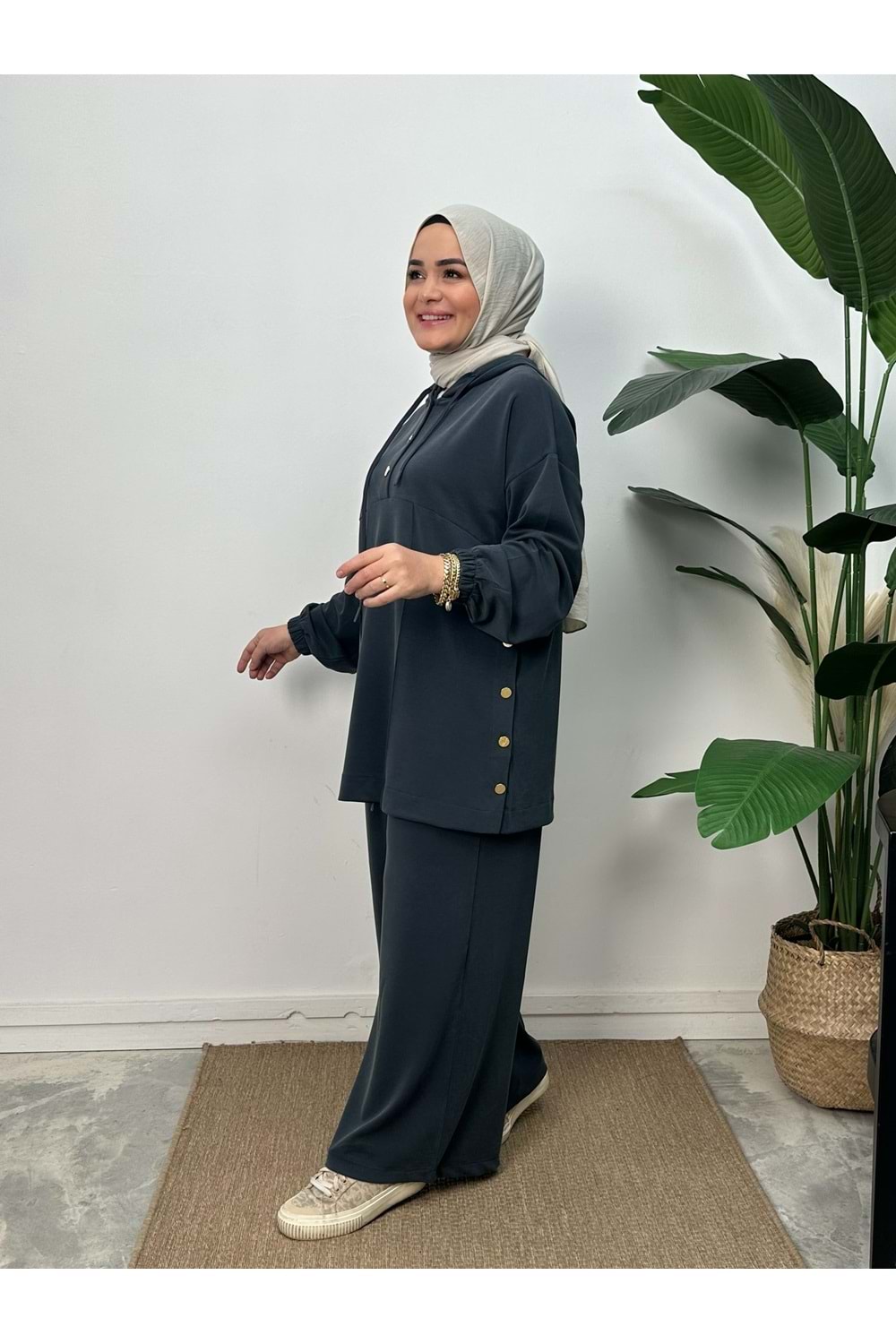 BUSE TAKIM - ANTRASİT GRİ - S-M