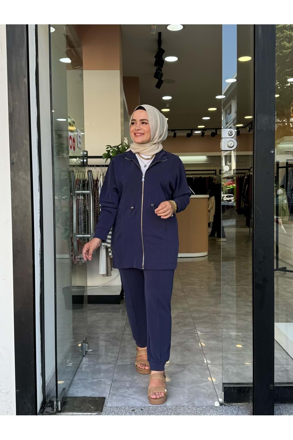 BELİ AYARLANABİLİR TAKIM - LACİVERT - S-M