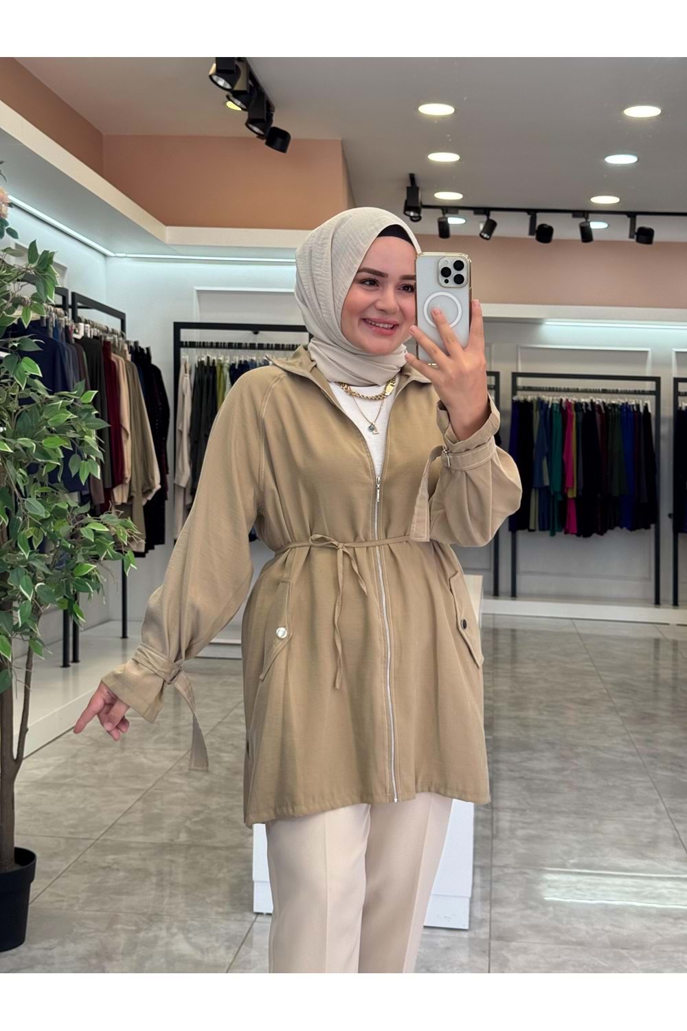 TİNA KAP - CAMEL - L-XL