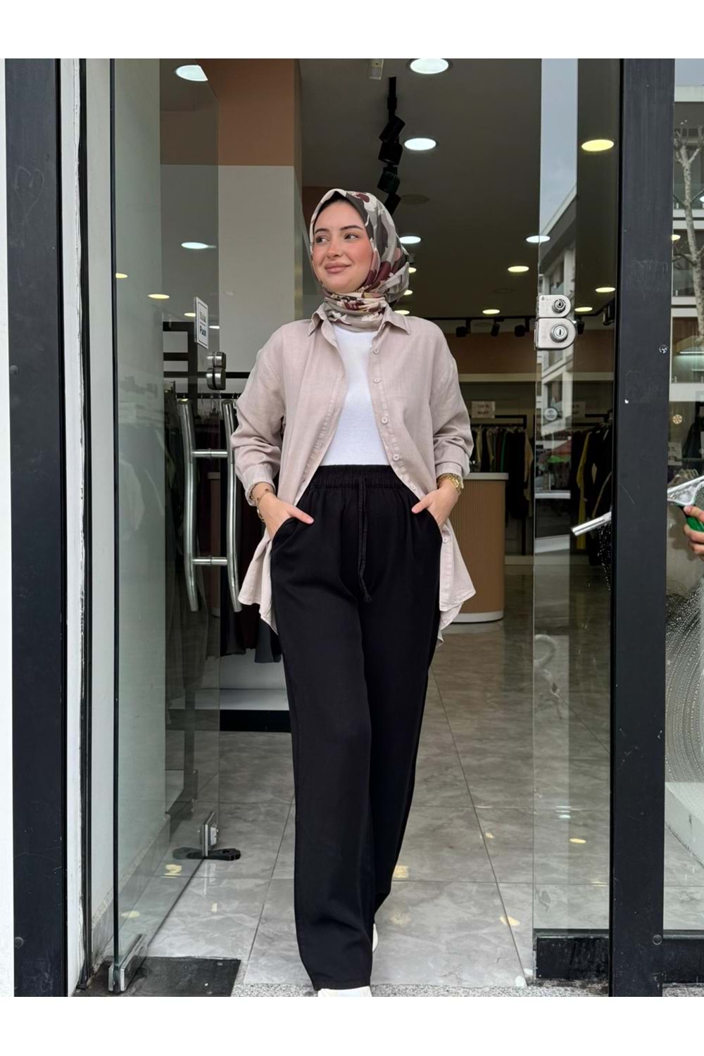 DURU PANTOLON - SİYAH - 40