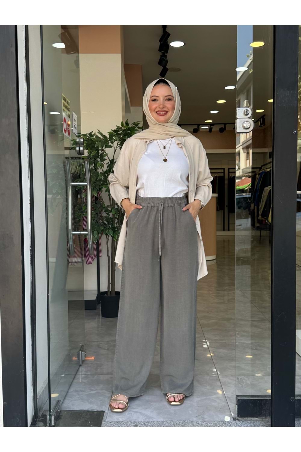 DURU PANTOLON - HAKİ YEŞİLİ - 40