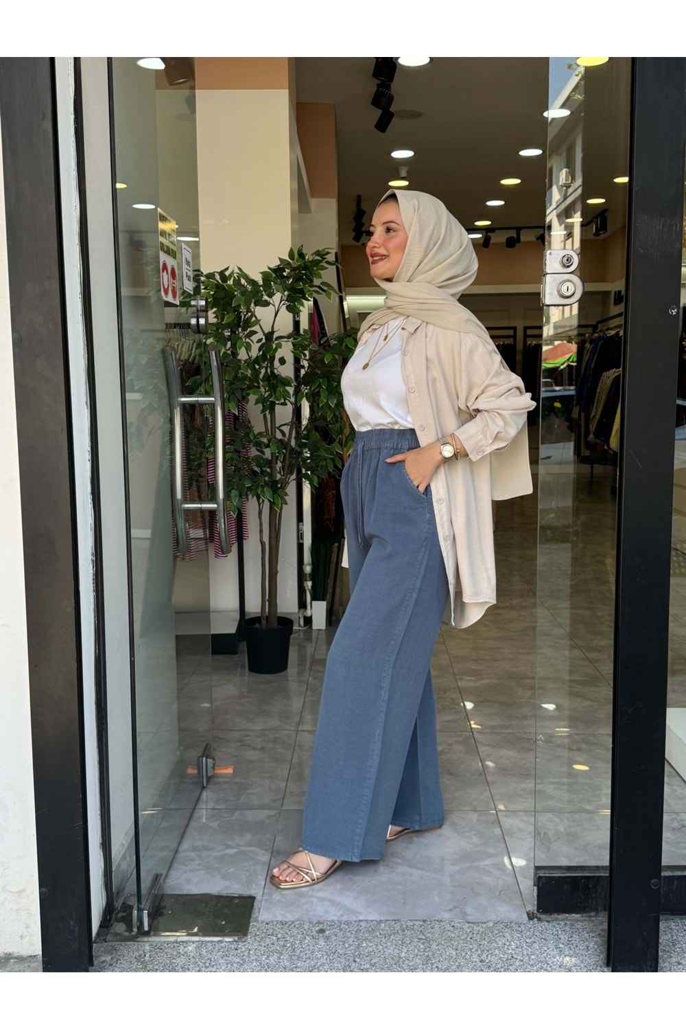 DURU PANTOLON - MAVİ - 40