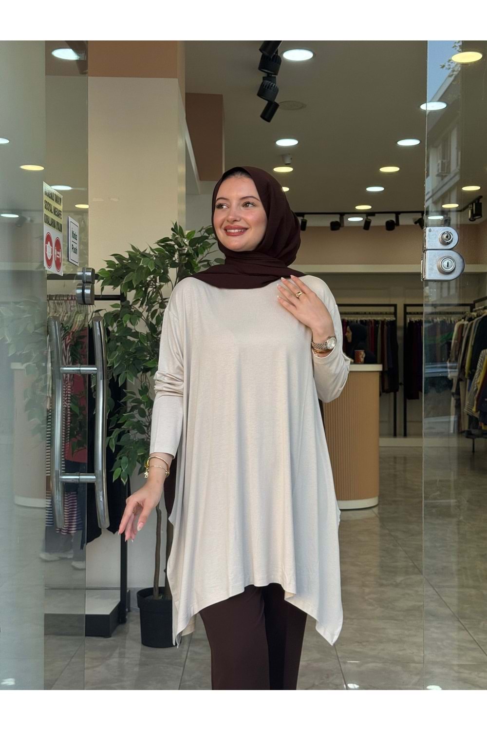 KUĞU TUNİK - KREM - STD