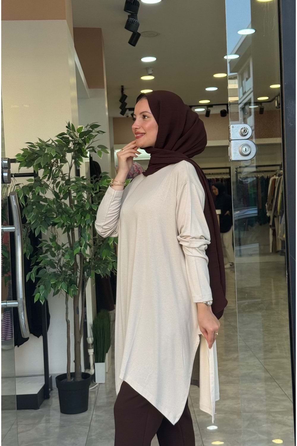 KUĞU TUNİK - KREM - STD