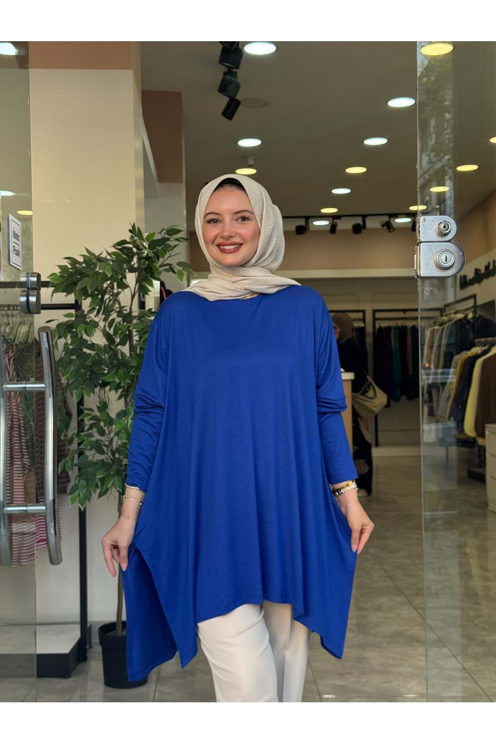 KUĞU TUNİK - SAKS MAVİSİ - STD