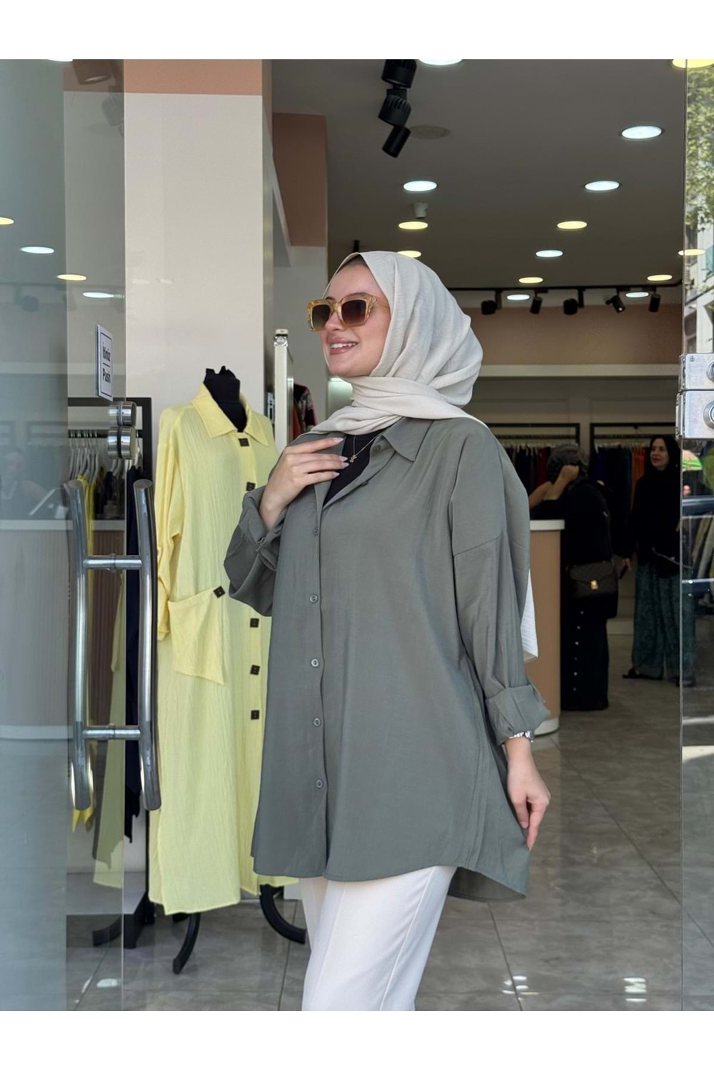 CİTY GÖMLEK - HAKİ YEŞİLİ - STD