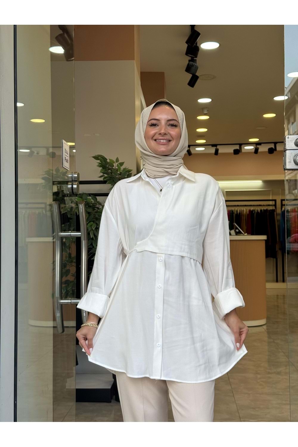 TWİN GÖMLEK - EKRU - STD