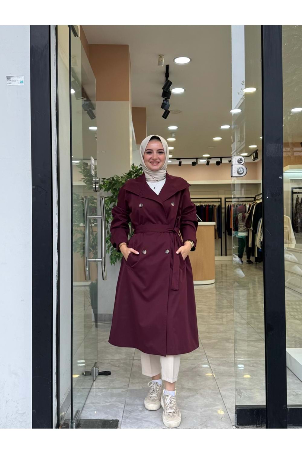 LOVE TRENCH - BORDO - STD