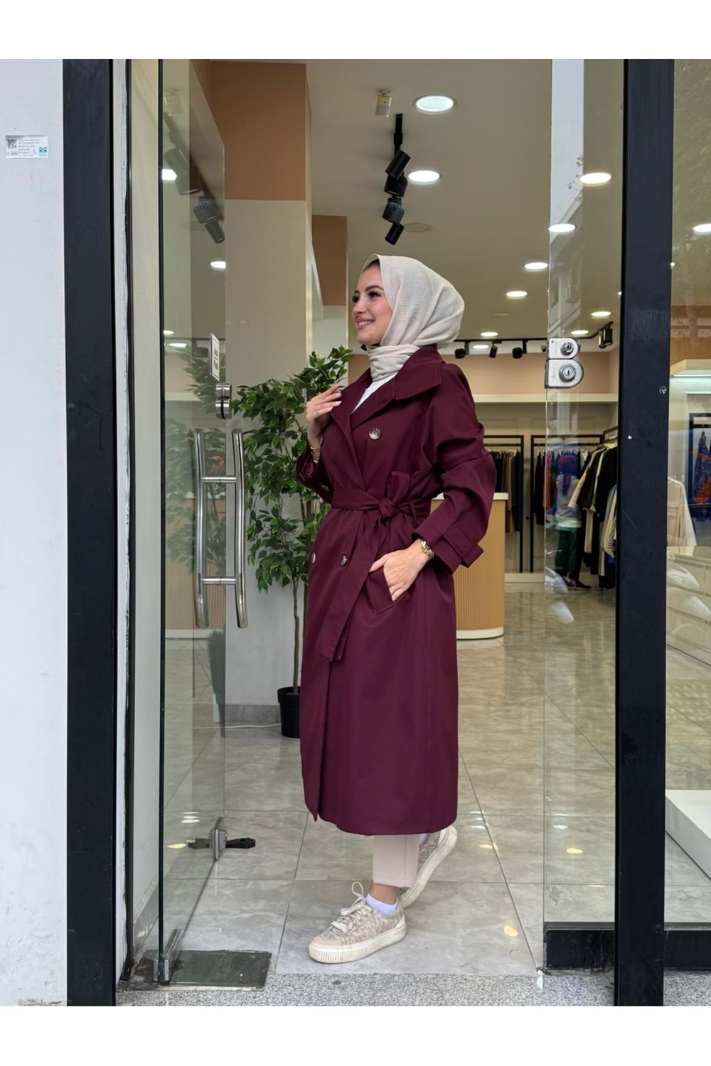 LOVE TRENCH - BORDO - STD
