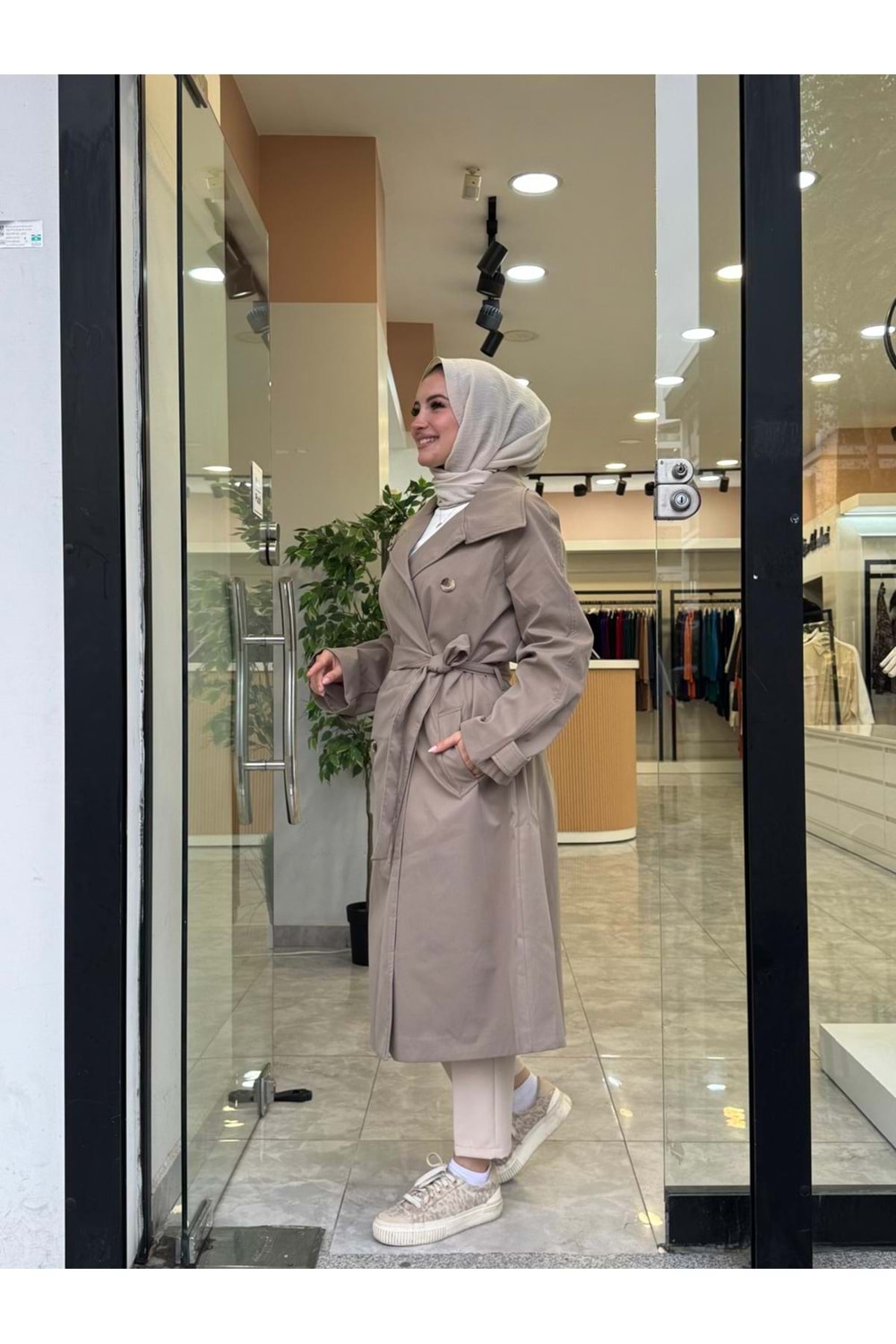 LOVE TRENCH - HAKİ YEŞİLİ - STD