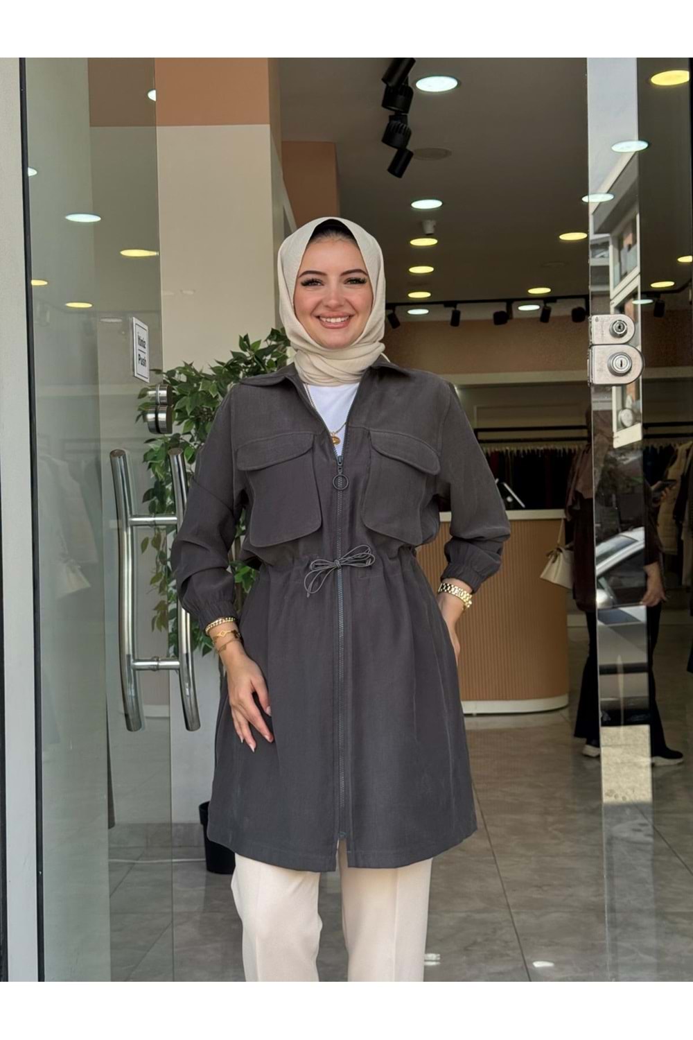 BALON CEP KAP - ANTRASİT GRİ - 1