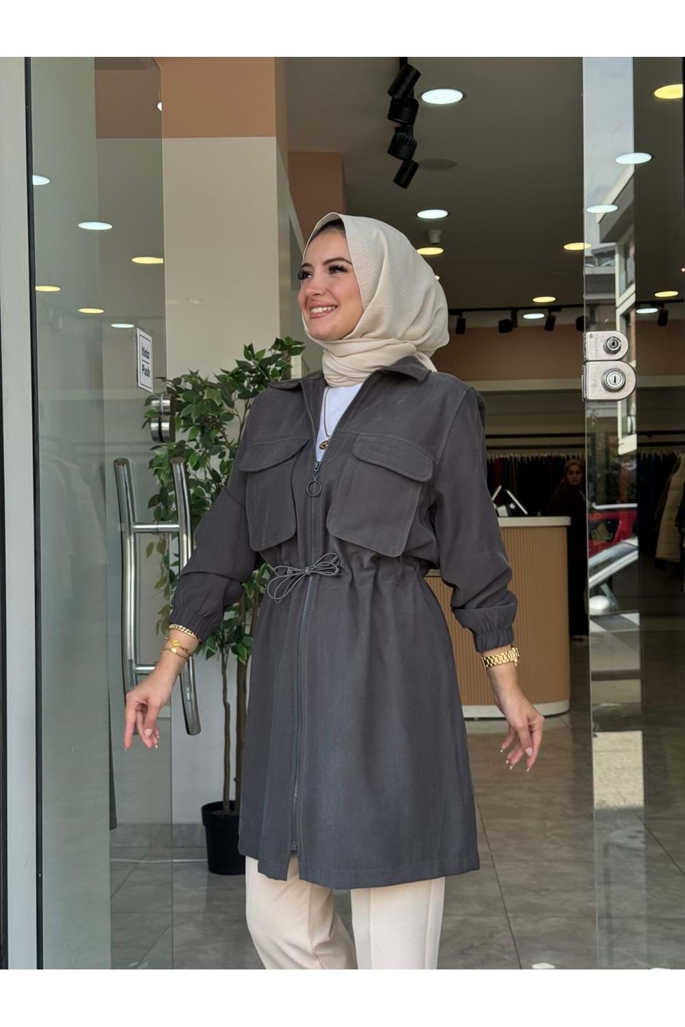 BALON CEP KAP - ANTRASİT GRİ - 1