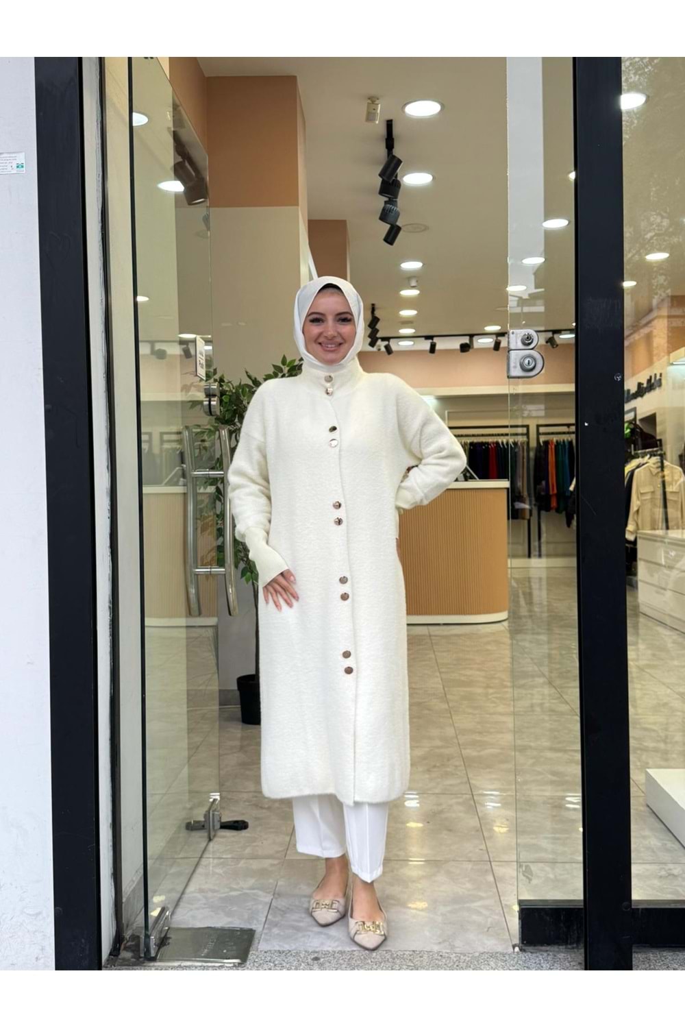 UZUN ANGORA HIRKA - BEYAZ - STD