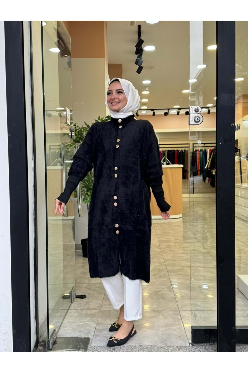 UZUN ANGORA HIRKA - SİYAH - STD