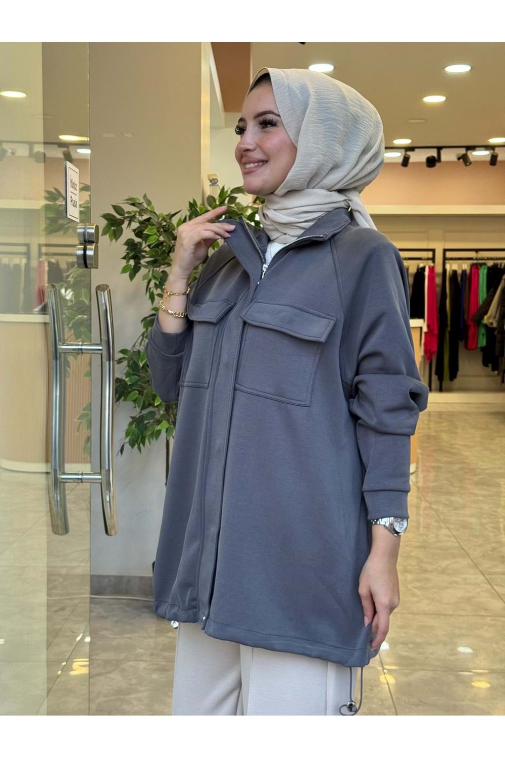 NEFES OYŞO KAP - ANTRASİT GRİ - 1