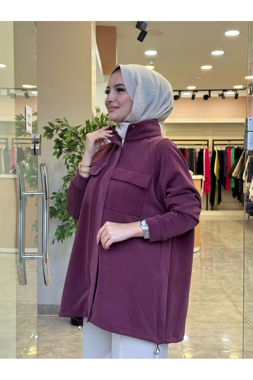 NEFES OYŞO KAP - BORDO - 1