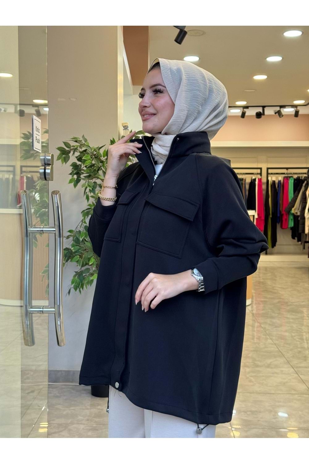 NEFES OYŞO KAP - SİYAH - 1