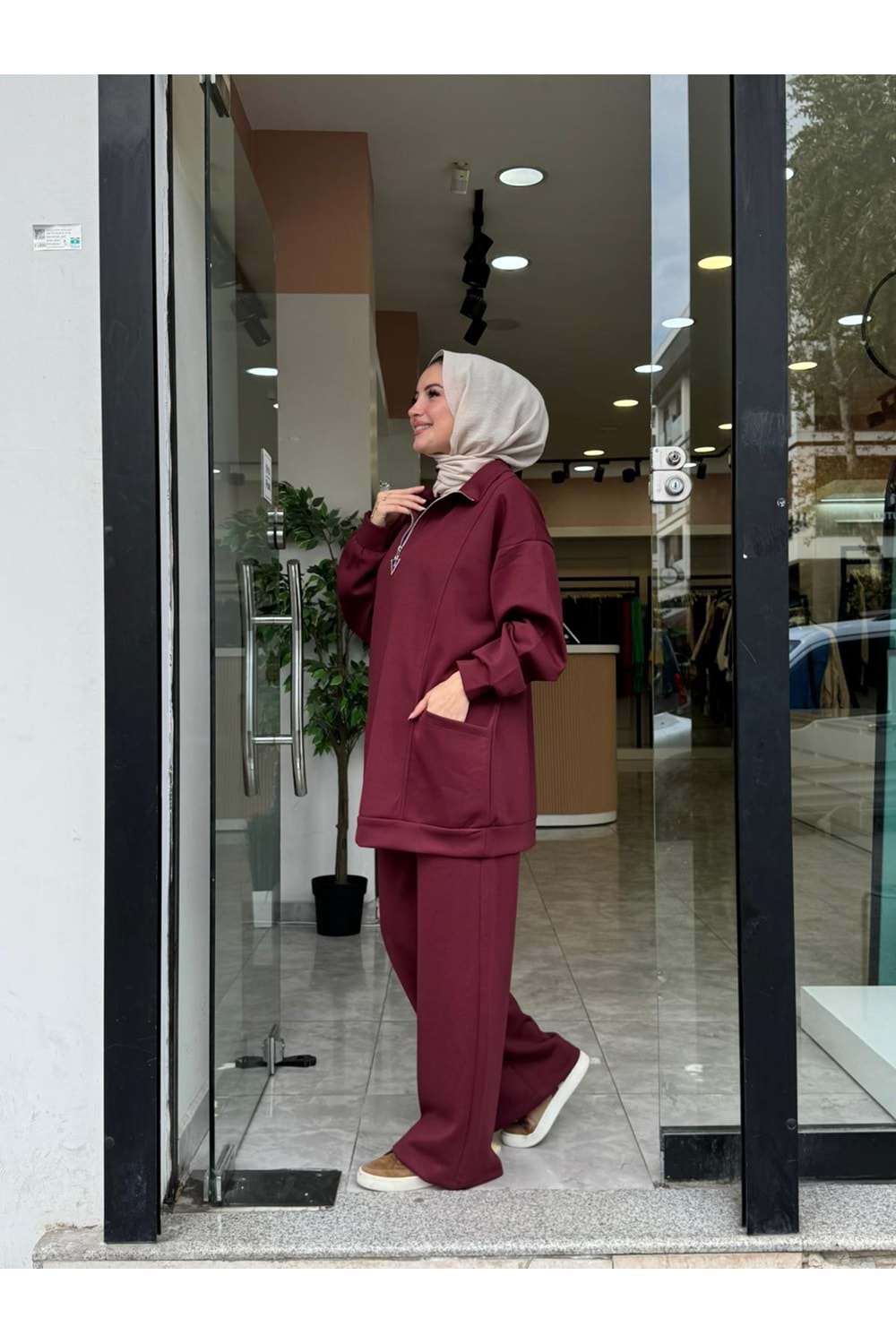 AHU TAKIM - BORDO - L-XL