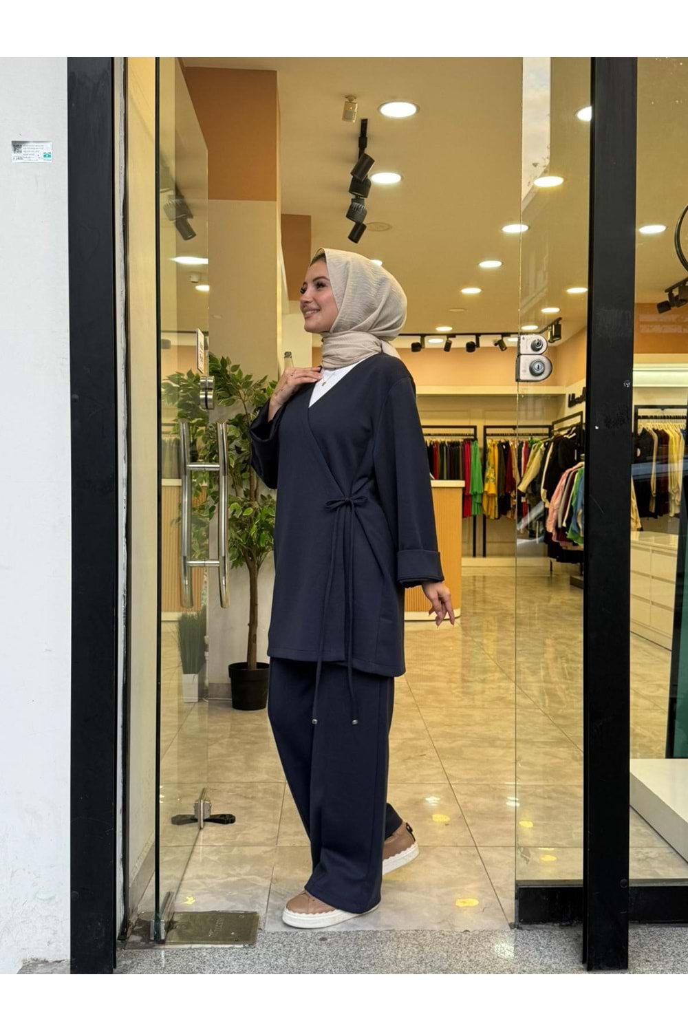 KİMONO TAKIM - LACİVERT - S-M