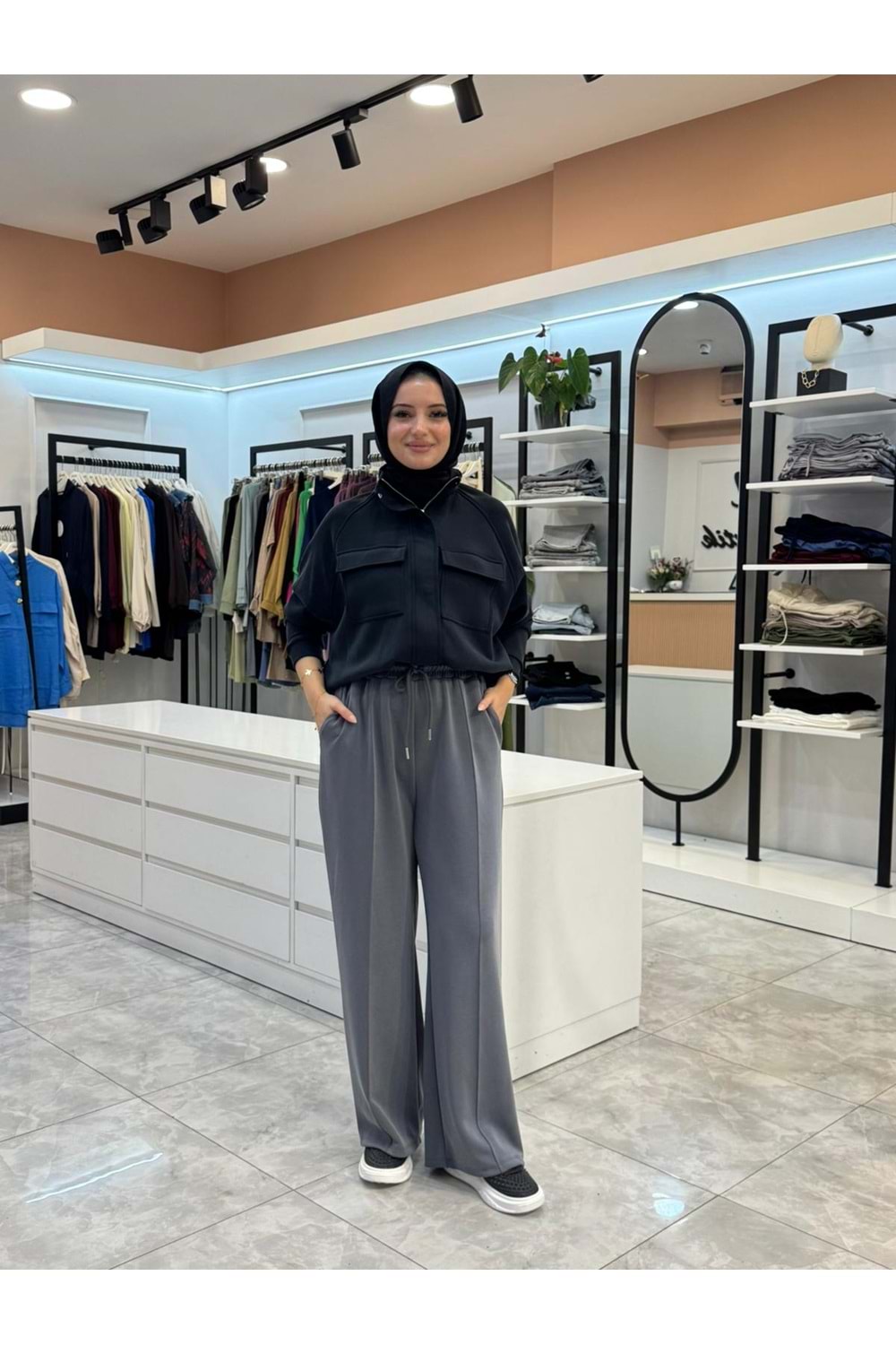 OYŞO BOL PANTOLON - GRİ - 2