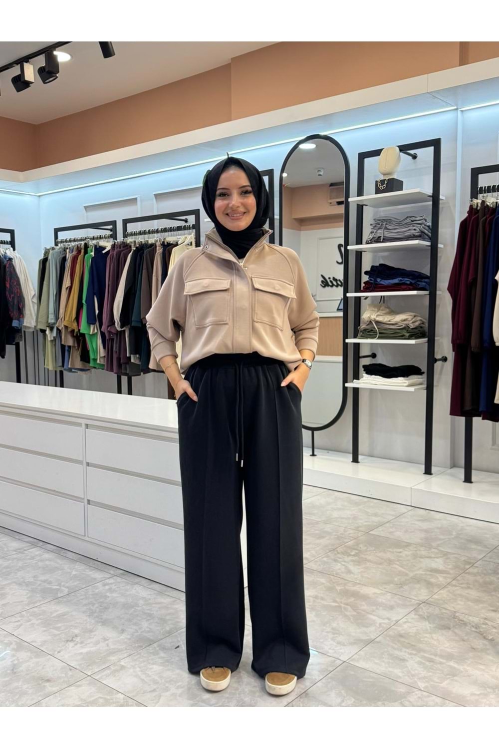 OYŞO BOL PANTOLON - SİYAH - 2