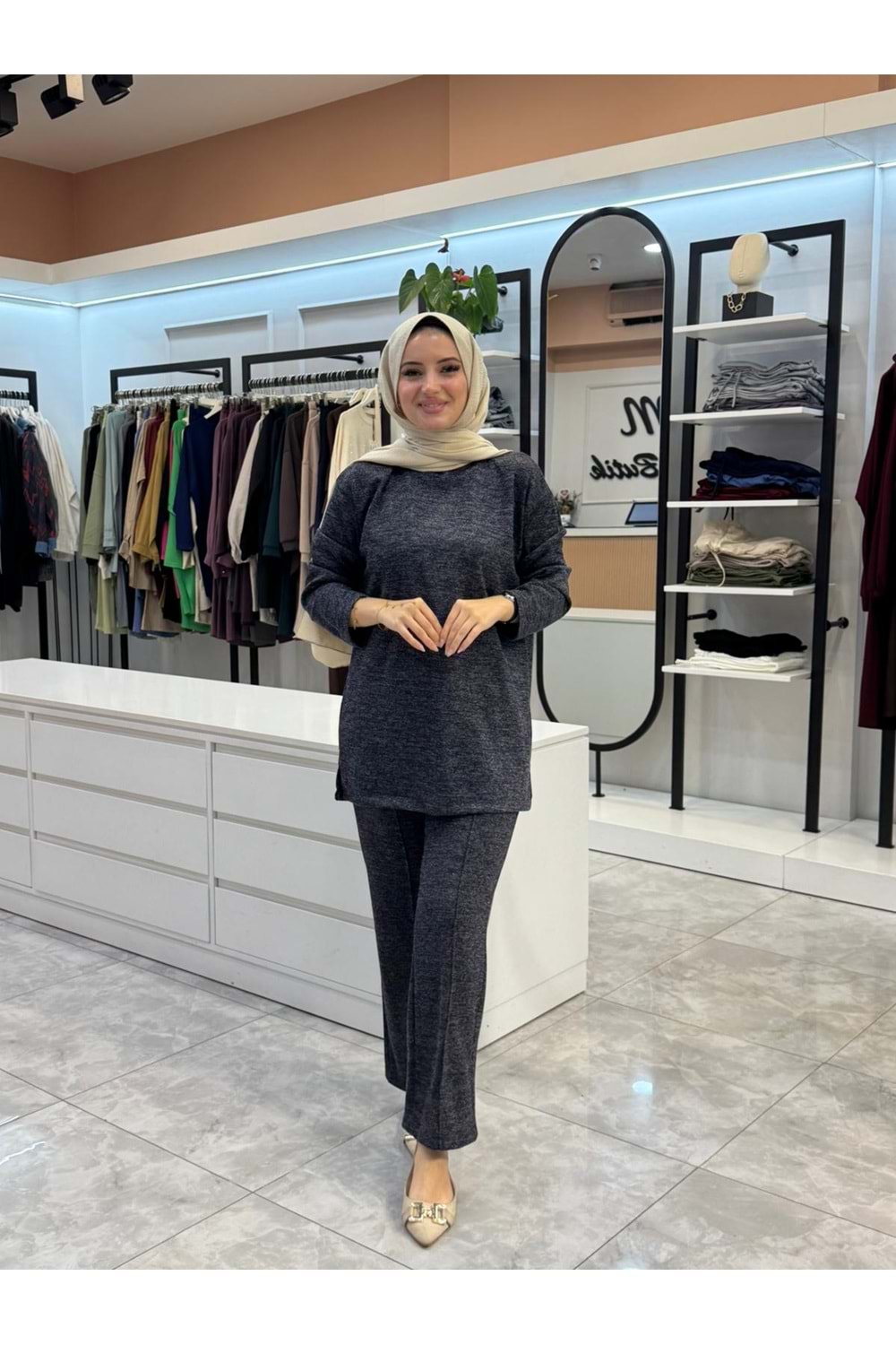 SİMLİ TRİKO TAKIM - LACİVERT - 2