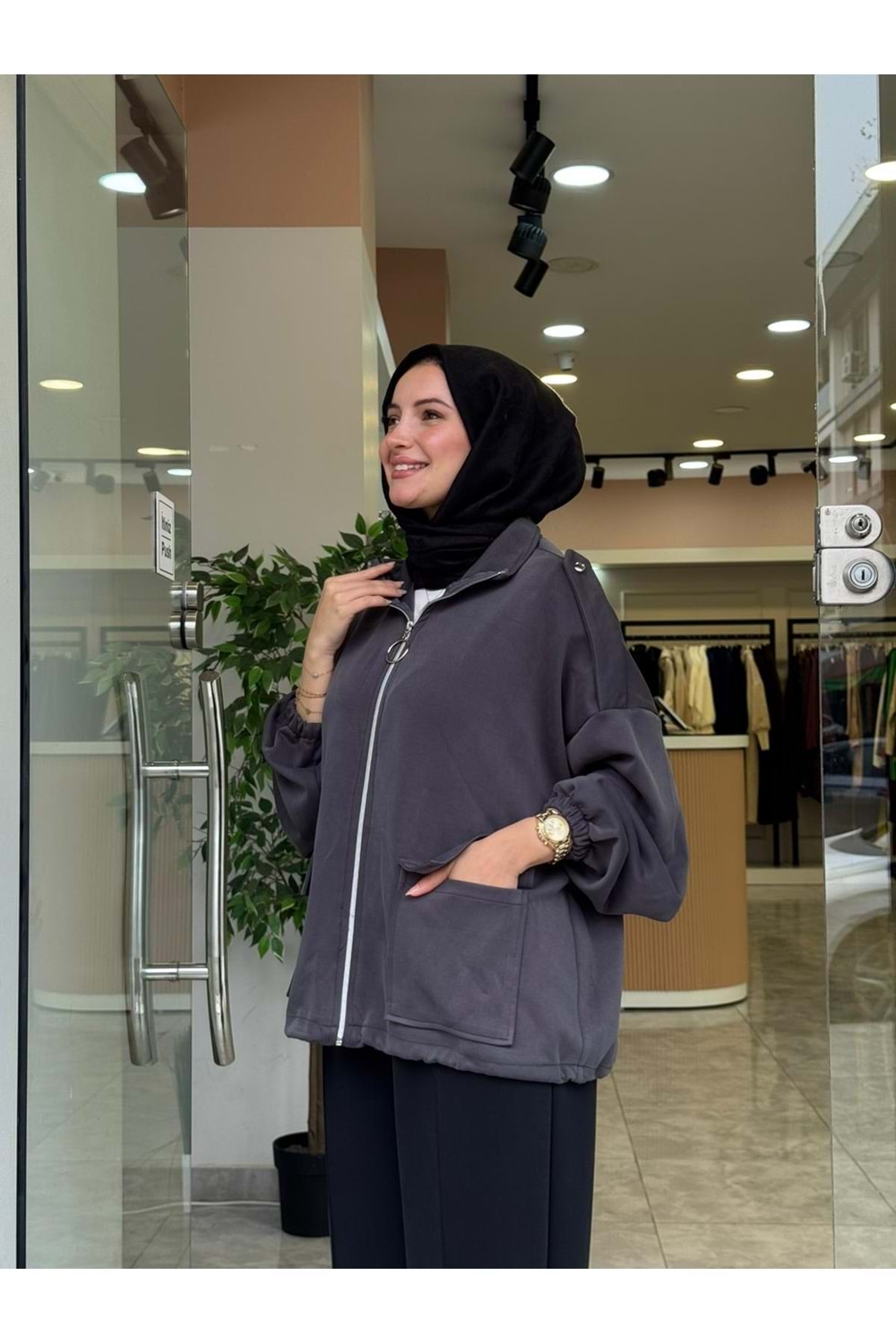 OYŞO FERMUAR HIRKA - GRİ - L-XL