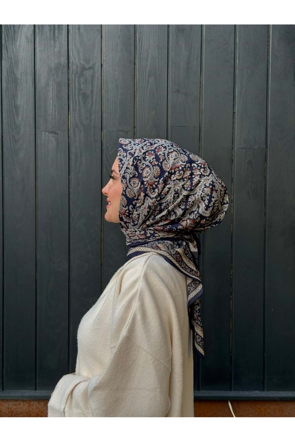 ETNİK EŞARP - LACİ-KİREMİT - STD