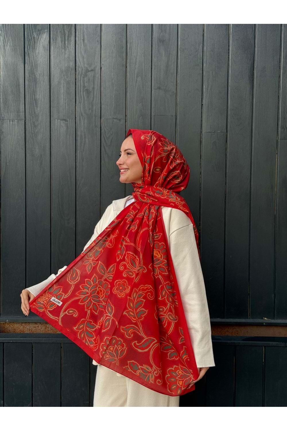 ZAKKUM ŞAL - KIRMIZI - STD