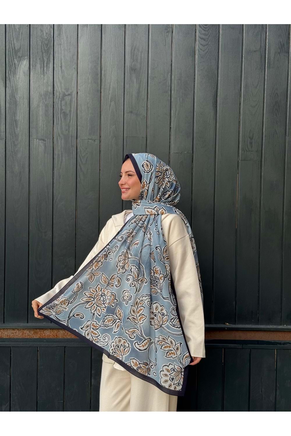 ZAKKUM ŞAL - LACİVERT - STD