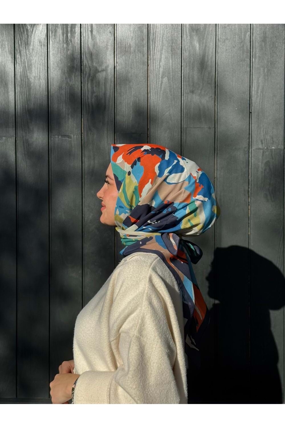 EBRU EŞARP - LACİVERT - STD