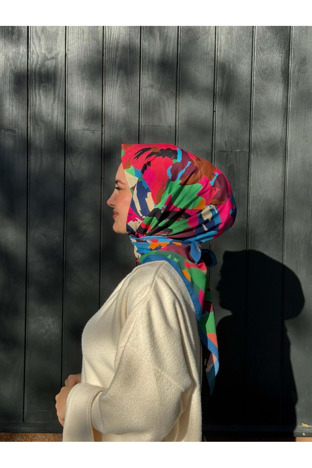 EBRU EŞARP - MAVİ - STD